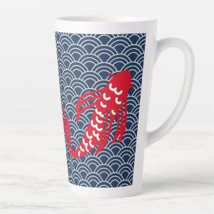 Red Koi Fish Milchtasse