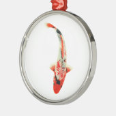 Red Koi Fish Ornament Aus Metall (Links)