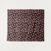 Red Koi Fish Pattern Wandteppich (Vorderseite (Horizontal))