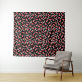 Red Koi Fish Pattern Wandteppich (Beispiel (Horizontal))