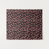 Red Koi Fish Pattern Wandteppich (Vorderseite (Horizontal))
