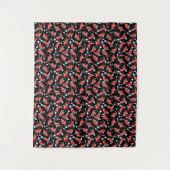 Red Koi Fish Pattern Wandteppich (Vorderseite)