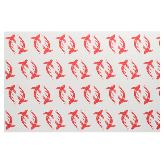 Red Koi Fish Stoff (Fat Quarter (45,7 x 55,9 cm))