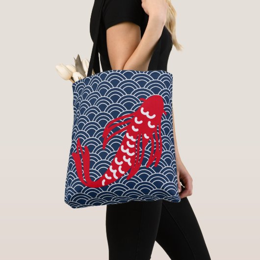 Red Koi Fish Tasche (Von Nahem)