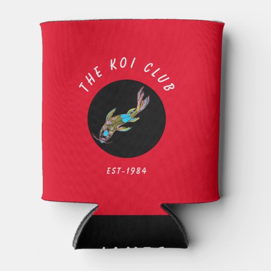 Red Koi Insulated Can Cooler Dosenkühler (Vorderseite)