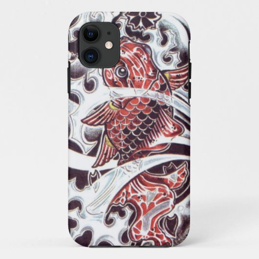 Red Koi Tattoo Design Case-Mate iPhone Hülle (Rückseite)