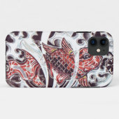 Red Koi Tattoo Design Case-Mate iPhone Hülle (Rückseite (Horizontal))