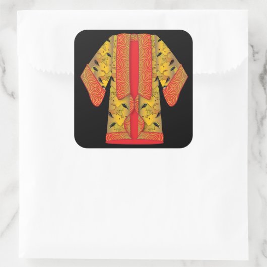 Red Komono Sticker (Tasche)