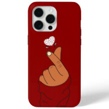 Red Korean Finger Liebe Heart Hand Schild Warme Ha