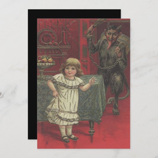 Red Krampus Girl Dining Room Switch (Vorne/Hinten)