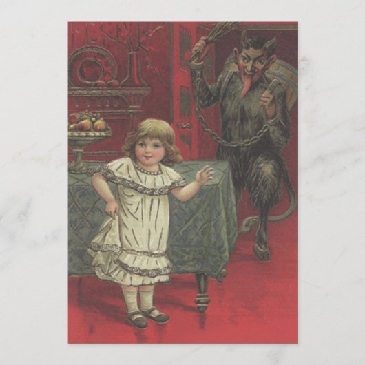 Red Krampus Girl Dining Room Switch (Vorderseite)