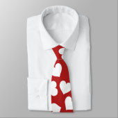 Red Krawatte White Hearts (Gebunden)