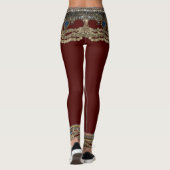 Red Kuchi Tribal Leggings (Rückseite)
