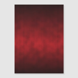 Red Künstlerisch Gothic Ombre Magnetkarte