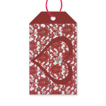 Red Lace Pattern Valentine