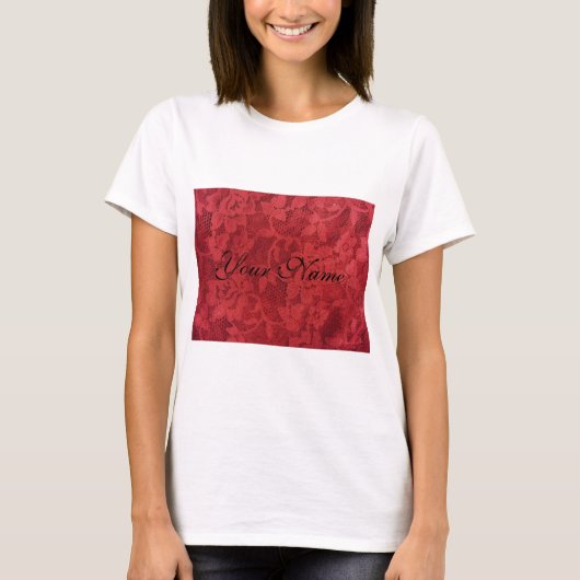Red Lace T-Shirt (Vorderseite)