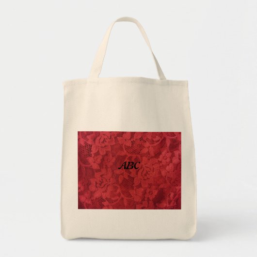 Red Lace Tragetasche (Vorne)