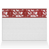 Red Lace Valentine Card mit Gedicht (Innenansicht Horizontal (Oben))