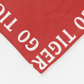Red Lacrosse My Heart Fleecedecke (Ecke)