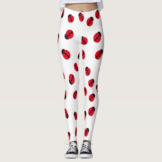 Red Lady Bug Leggings (Vorderseite)