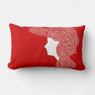 Red Lady Lendenkissen