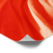 Red Lady Liberty Statue New York Poster (Ecke)