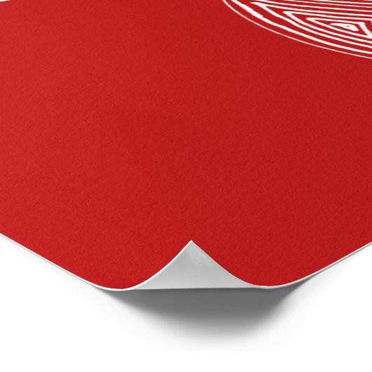 Red Lady Poster (Ecke)