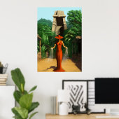 Red Lady Poster (Heimbüro)