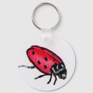 Red Ladybug Art Custom Pendant Schlüsselanhänger