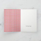 Red Ladybug Children's Birthday Party Danke (Innenseite)