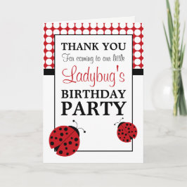 Red Ladybug Children's Birthday Party Danke