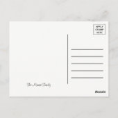 Red Ladybug Children's Birthday Party Danke Postkarte (Rückseite)