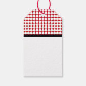 Red Ladybug Children's Birthday Party Geschenkanhänger (Rückseite)