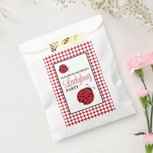 Red Ladybug Children's Birthday Party Geschenktütchen (Versiegelt)