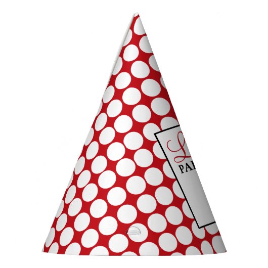 Red Ladybug Children's Birthday Partyhütchen (Links)