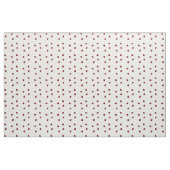 Red Ladybug Herzbahnmuster Stoff (Yard (91,4 cm))