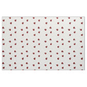 Red Ladybug Herzbahnmuster Stoff (Fat Quarter (45,7 x 55,9 cm))