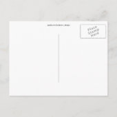 Red Ladybug Käfer Postkarte (Rückseite)