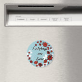 Red Ladybug Magnet (In Situ (Geschirrspüler))