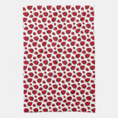 Red Ladybug Pattern Geschirrtuch (Vertikal)