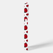 Red Ladybug Pattern Personalisiert Case-Mate iPhone Hülle (Rückseite / Rechts)