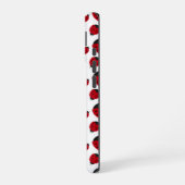 Red Ladybug Pattern Personalisiert iPhone 16 Hülle (Linke Seite)