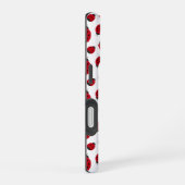 Red Ladybug Pattern Personalisiert iPhone 16 Hülle (Rechte Seite)