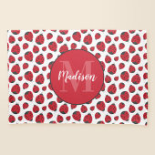 Red Ladybug Pattern Personalisiert Kissenbezug