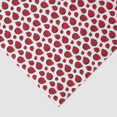 Red Ladybug Pattern Seidenpapier (Ausschnitt)