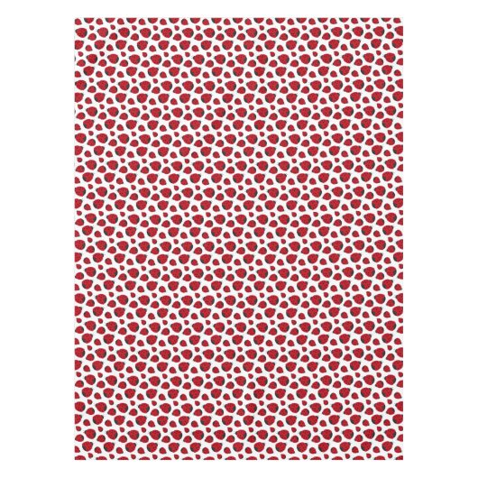 Red Ladybug Pattern Tischdecke (Vorderseite)