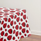 Red Ladybug Pattern Tischdecke (Beispiel)