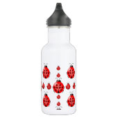 Red Ladybug Pattern Trinkflasche (Rechts)