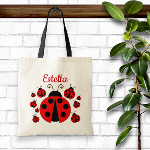 Red Ladybug Personalisiert Tote Bag Tragetasche