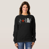 Red Ladybug Pulik Heartbeat Dog Sweatshirt (Vorne ganz)